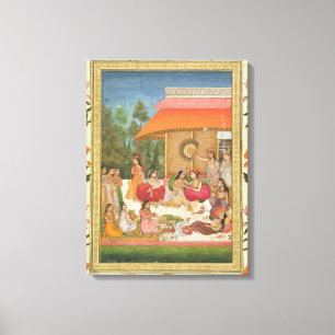 Dames feesten, van het kleine Clive Album Canvas Afdruk