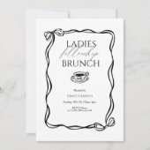 Dames Fellowship Brunch Kerk Evenement Kaart (Voorkant)