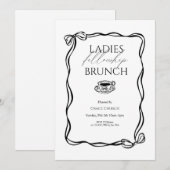 Dames Fellowship Brunch Kerk Evenement Kaart (Voorkant / Achterkant)