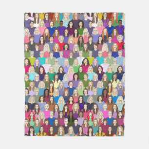 dames & feministen 2025 editie fleece deken