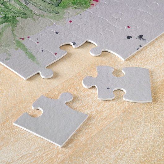 Dames fiets in het voorjaar legpuzzel (Zijkant)