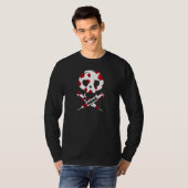 Dames Flebotomist Bloedafname Citaat 6 T-shirt (Voorkant volledig)