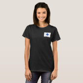 Dames fleece zip jogger met vlag van Toyota T-shirt (Voorkant volledig)