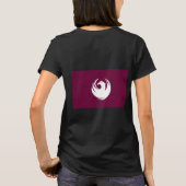 Dames fleece zip jogger, vlag van Kent County T-shirt (Achterkant)