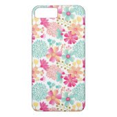 Dames Floral Apple iPhone 8 Plus Hoesje Protector (Achterkant)