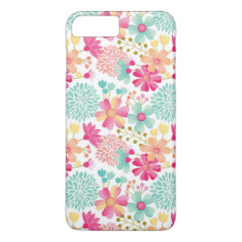Dames Floral Apple iPhone 8 Plus Hoesje Protector