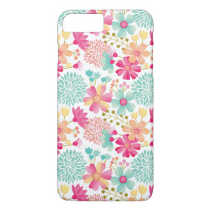 Dames Floral Apple iPhone 8 Plus Hoesje Protector