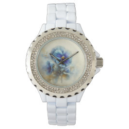 Dames Floral Pansy Horloge