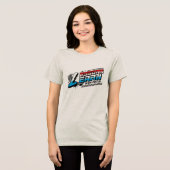 DAMES FOCUS LESSEN LEREN T-SHIRT (Voorkant volledig)