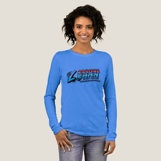 DAMES FOCUS LESSENEN TR-BLEND LANGE MOUW Tri-Blend SHIRT (Voorkant)