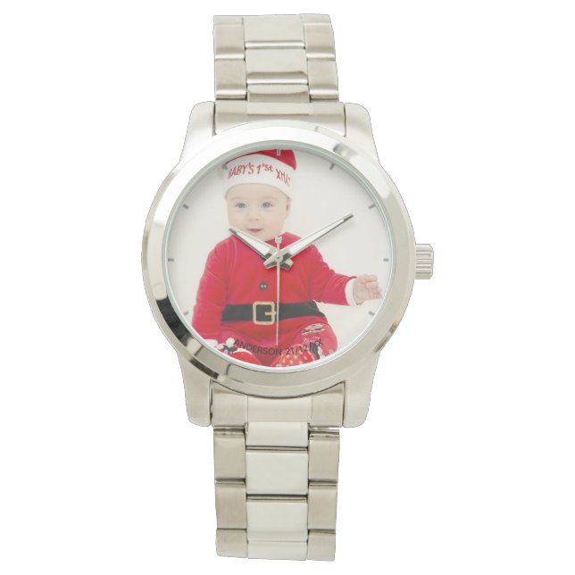 Dames FOTO Horloge Nieuwe Baby of ELKE gelegenheid (Voorkant)