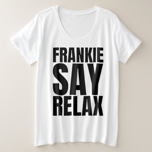 Dames Frankie Say Relax Tshirt (Design voorkant)