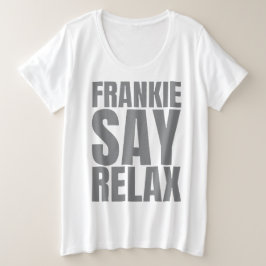 Dames Frankie Say Relax Tshirt