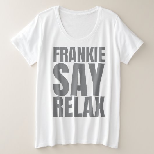 Dames Frankie Say Relax Tshirt (Design voorkant)