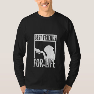 Dames Franse Bulldog Beste Vrienden Voor Het Leven T-shirt