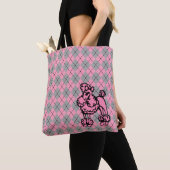 Dames Franse Poedel Tas Boodschappentas Cadeau (Dichtbij)