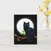Dames Friday The 13th 2018 Schattige Halloween Kaart (Gele Bloem)
