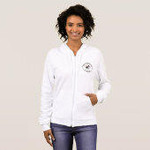 Dames Full Zip Hoodie (Voorkant volledig)