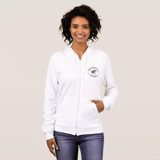 Dames Full Zip Hoodie (Voorkant volledig)