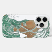 dames gaan groene kunst afdrukken Case-Mate iPhone case (Achterkant (horizontaal))