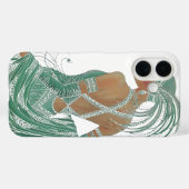  dames gaan groene kunst afdrukken Case-Mate iPhone case (Achterkant (horizontaal))
