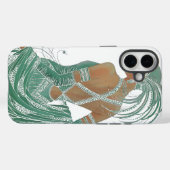 dames gaan groene kunst afdrukken Case-Mate iPhone case (Achterkant (horizontaal))