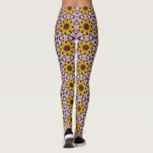 Dames gebloemde bloemenslinger legging (Achterkant)