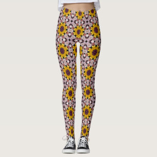 Dames gebloemde bloemenslinger legging