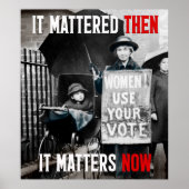 Dames! Gebruik je stem! Ongedateerd Poster (Voorkant)