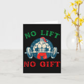 Dames Geen Lift Geen Geschenk Grappige Workout Ker Kaart (Gele Bloem)