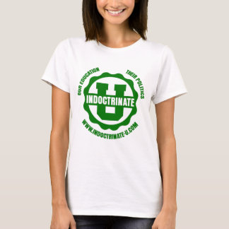 Dames Gele Baby Doll Radiation Logo T-Shirt