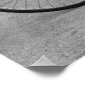  Dames Gele fiets, Florence, Italië Poster (Hoek)