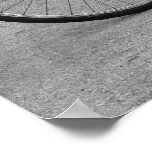  Dames Gele fiets, Florence, Italië Poster (Hoek)