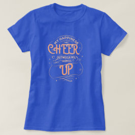 DAMES GELUKKIGHEID OPBEURENDE T-SHIRT