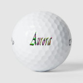 Dames genaamd Aurora, Golfballen (Voorkant)
