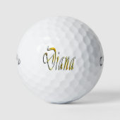 Dames genaamd Diana, Golfballen (Voorkant)