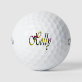 Dames genaamd Holly, Golfballen (Voorkant)