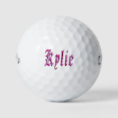 Dames genaamd Kylie, Golfballen (Voorkant)
