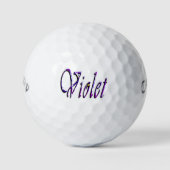 Dames genaamd Violet, Golfballen (Voorkant)