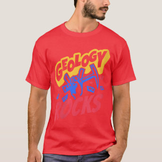 Dames Geologie Rotsen Vet Komische Wetenschap Rock T-shirt