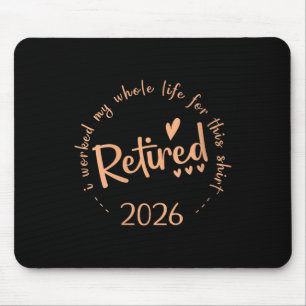 Dames Gepensioneerd 2026 Ik Heb Mijn Hele Leven Hi Muismat