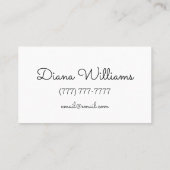 Dames gepersonaliseerde Avon Visitekaartje (Achterkant)