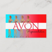 Dames gepersonaliseerde Avon Visitekaartje (Voorkant)