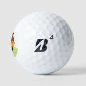 Dames Gepersonaliseerde Golf Cart Clubs Naam Golf Golfballen (Logo)