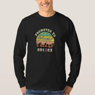 Dames gepromoveerd tot mama 2023 Nieuwe moeder zwa T-shirt