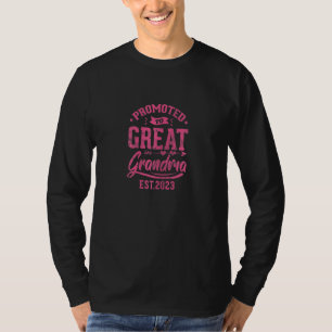 Dames gepromoveerd tot overgrootmoeder 2023 Baby a T-shirt
