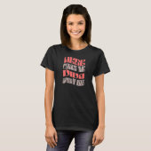 Dames getuige bruid retro bijpassend vrijgezellen t-shirt (Voorkant volledig)
