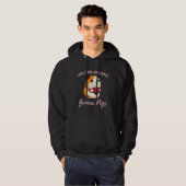 Dames Gewoon Een Meisje Dat Cavia's Liefheeft Scha Hoodie (Voorkant volledig)