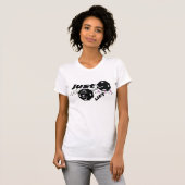 Dames gewoon liftgewicht T-shirt (Voorkant volledig)