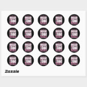 Dames Gezegend3 Ronde Sticker (Vel)